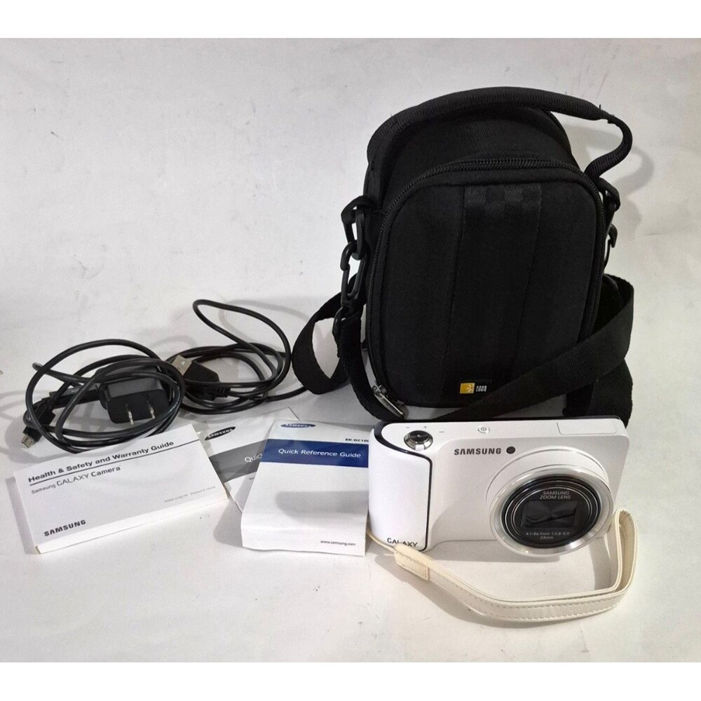 Samsung Galaxy Camera. EK-GC110 Compact Camera WIFI Case & Instructions EUC